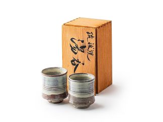 Para Yunomi — Mistrz Katsumasa Miyagi, Tsuboya-yaki, Okinawa