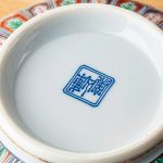 zestaw misek z pokrywkami imari — kozan kiln, era showa
