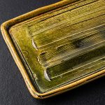 zestaw 5 półmisków sanma zara yasuo tamaki — oribe guro, mino