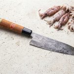 santoku katsuhiro stal węglowa 18cm
