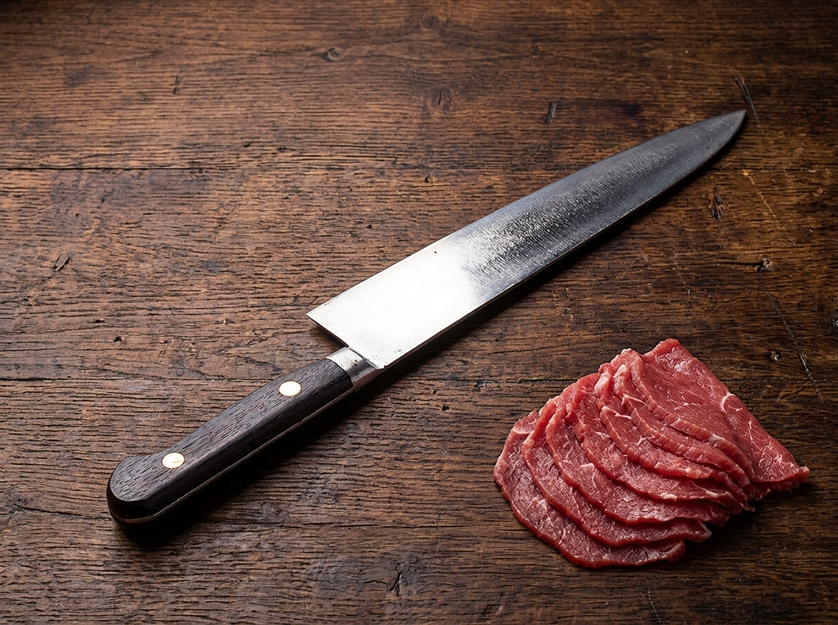 gyuto masakane stal węglowa 21cm