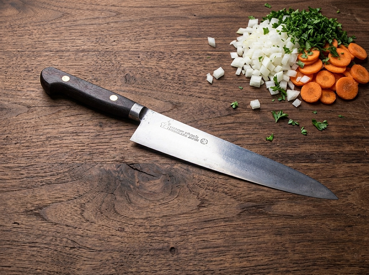 gyuto masakane stal węglowa 21cm