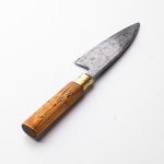 mały japoński nóż kuchenny ko deba 110mm – yokota – stal węglowa
