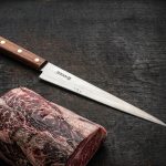Sujihiki Masahiro Bessaku stal węglowa 23cm