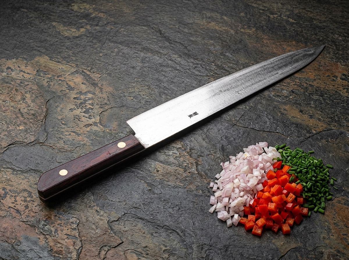 Gyuto Ikuhisaro stal węglowa 24cm