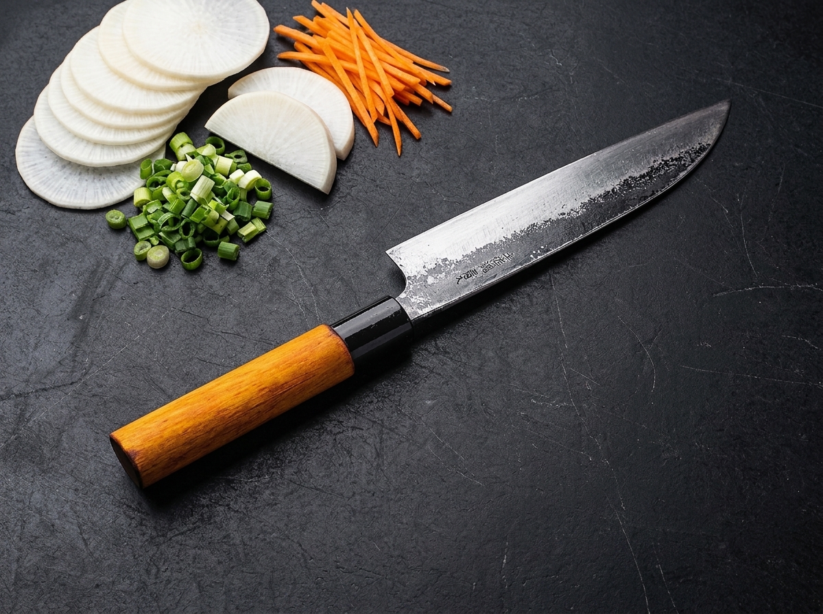 Santoku Tosa Tamashii stal Aogami